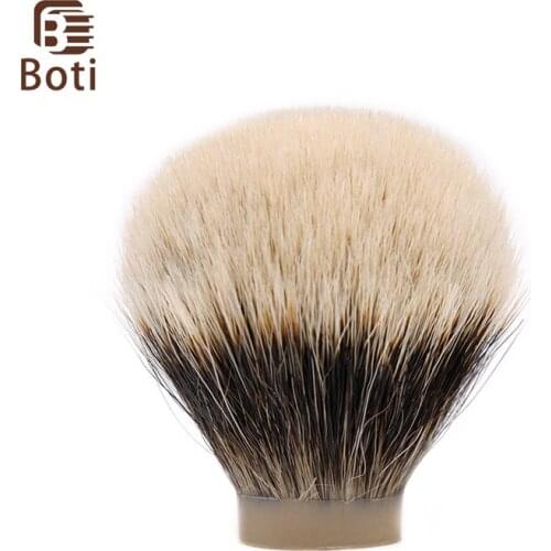 Boti brush-SHD Captain Finest Three Band Badger Hair Bulb Type Knot Shaving Brush Knot Mens Shaving Brush