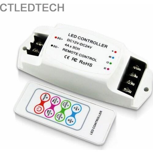 RGB controller wireless remote control change Color controller For LED 5050 RGB Tape Light Strip Light