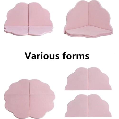 Baby Play Mat Kids Rug Puzzle Ins Foldable 4 Petals Childrens Mats Carpet Toys For Kids Room Decor Baby Crawling Game Gym Pad