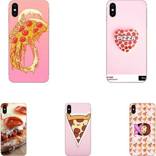 For HTC Desire 530 626 628 630 816 820 830 One A9 M7 M8 M9 M10 E9 U11 U12 Life Plus Skin Thin Pc Cell Case Pizza On Pink Lovely