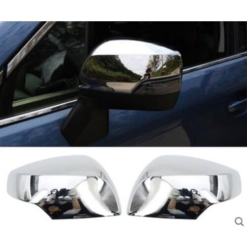 For Subaru Forester SJ 2013 2014 2015 2016 2017 2018 ABS Chrome Rear View Rearview Side glass Mirror Cover Trim Frame 2pcs