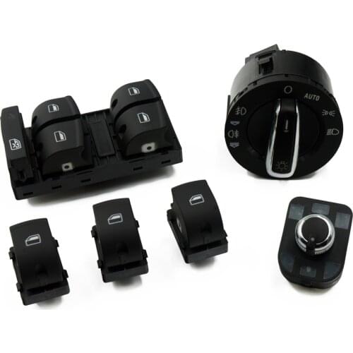 Window Headlight Mirror Switch Button For AUDI A6 S6 C6 RS6 A6 Allroad Quattro A3 Q7 4F0959851 4F1941431E 4F0959565 4F1 959 855