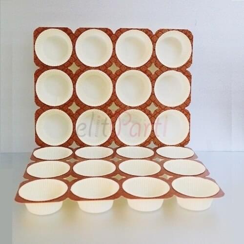 Muffin Tray Capsule 24 PCs White 422940762