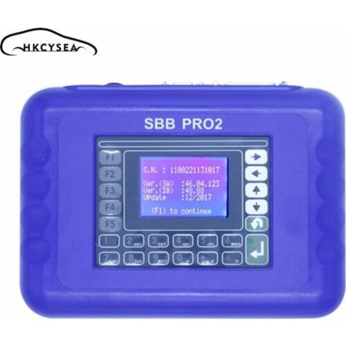 New Arrival V48.88 SBB Pro2 Key Programmer Support Cars to 2017 Replace SBB 46.02 Support for T-oyota G Chip No Token Limitation