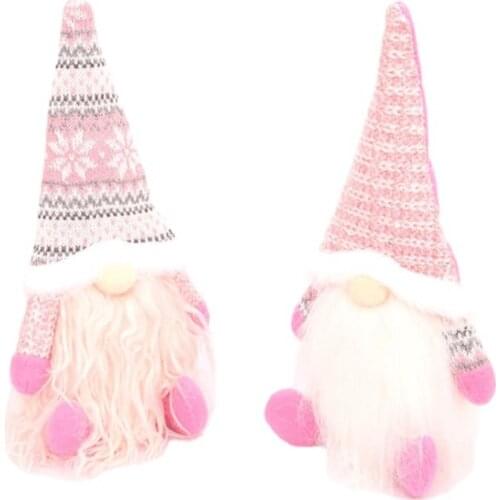 T84E Holiday Gnome Handmade Swedish Tomte Scandinavian Elf Ornaments Christmas Decoration Thanks Giving Day Gifts