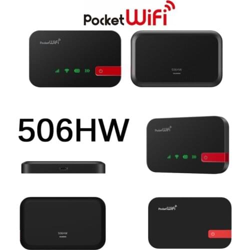 Unlock HUAWEI 506HW 112.5Mbps Wireless Router With Sim Card Slot 4G LTE Mobile