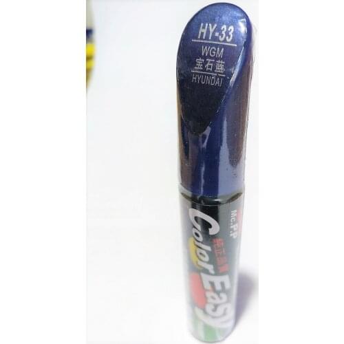 Car scratch repair pen, auto paint pen blue for Hyundai IX35 IX25 Elantra Accent I30 Tucson Sonata Santafe,car painting pen