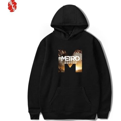 Metro Exodus Hoodies Women/Men Fashion Printed Long Sleeve Hooded Sweatshirt 2019 Hot Sale Casual Trendy Streetwear Hoodies