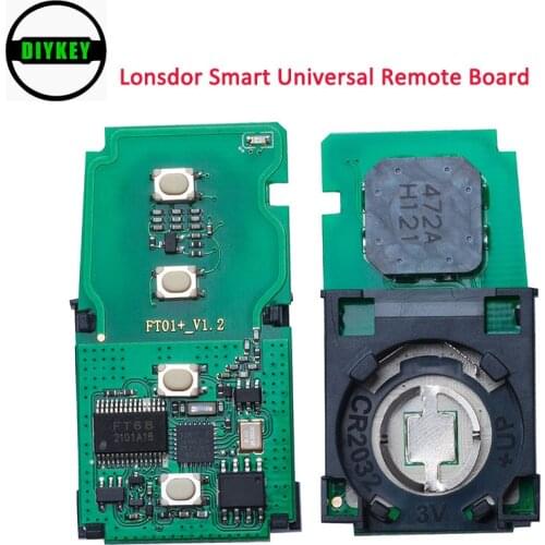 DIYKEY Lonsdor Smart Key Universal Remote Key Board for Toyota 8A K518 KH100 KeyTool Support Renew and Rewrite 0020 2110 3330