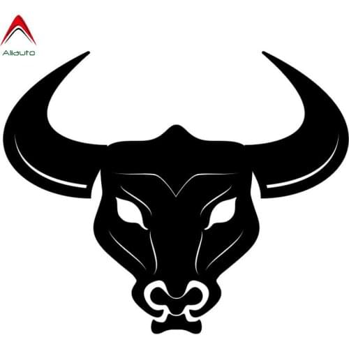 Aliauto Cool Car Sticker Bull Head Automobiles & Motorcycles Decoration Funny Vinyl Decal Cover Scratches,14cm*12cm