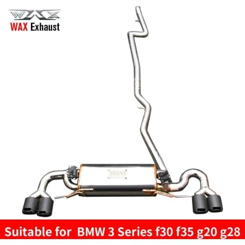 High quality catback exhaust pipe f30 f35 g20 g28 with valveselectronic for BMW 3 Series