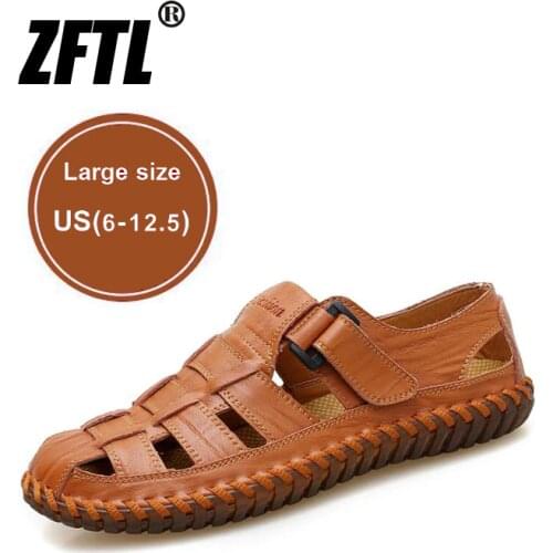 ZFTL Men's Leather Sandals