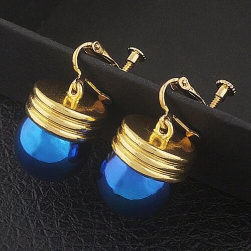 KURORO RUSHIRUFURU Earrings 1 Pair Ear Hook Ear Clip Cosplay Prop Gifts 2021