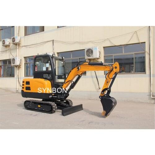 Mini excavator digger Small full hydraulic multifunctional mini excavator with cabin 2ton farm garden excavator