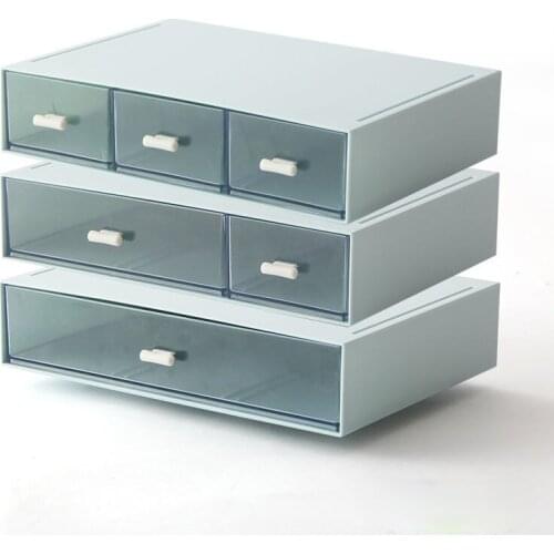 Desktop Cosmetic Storage Box, Drawer Chest Lipstick Storage Box, Stationery Jewelry Storage Box Multi-layer Drawer Organizer