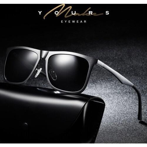 High-end Squared Men Women Driver Sun Glasses Polarized Mirror Sunglasses Custom Made Myopia Minus Prescription Lens -1 to -6