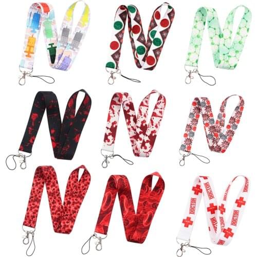 K2813 Doctor Nurse Lanyards for Key Neck Strap For Card Badge Gym Keychain Lanyard Key Holder DIY Hanging Rope