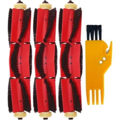 Detachable Main Roller Brush + Cleaning Brush for Xiaomi Roborock Vacuum Cleaner S4 S5 S6 Max S50 S60 E35 E25