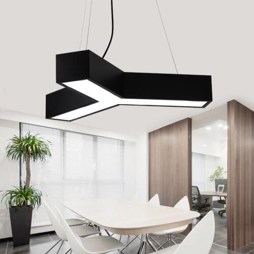 Led Hanging Lamp Metal Pendant Light For Fitness Center Internet Bar Office Barbershop Auto Repair Centre Restaurant Lighting