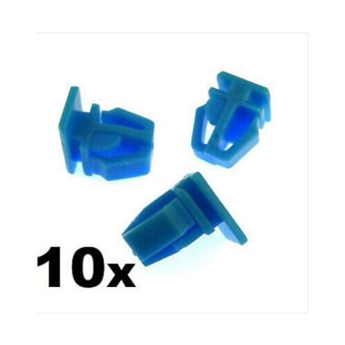 10x For Honda Plastic Trim Clips- For exterior door mouldings, side trim & bumpstrip