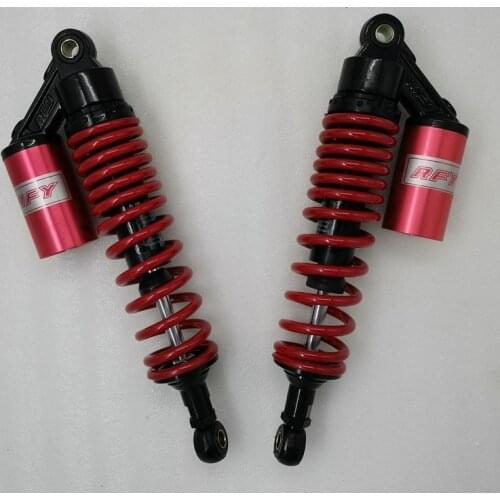 350MM 8mm spring Motorcyc Shock Absorbers for Honda CB750 F2N Yamaha Suzuki Kawasaki BUGGY QUAD DIRT BIKE ATV Chrome BLACK Red