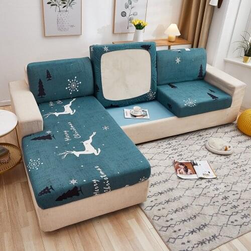 Printed Sofa Seat Cover for Living Room Sectional Sofa Cover L Shape Sofa Cover Non Slip Anti-cat Scratch Furniture Covers
