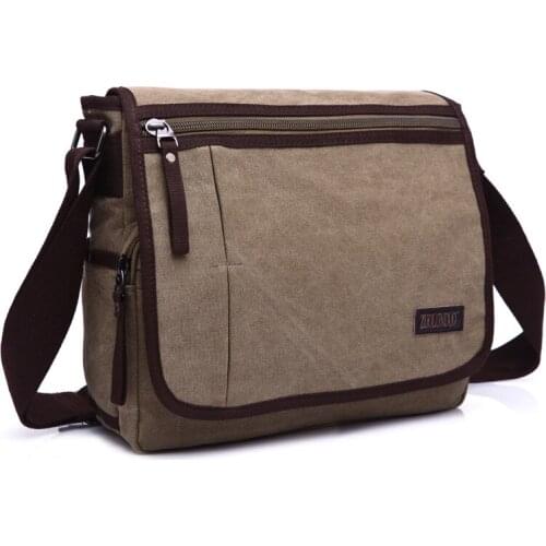 High Quality Canvas Bag Casual Travel Bolsa Masculina Crossbody Bag Messenger Bags for men Large Capacity