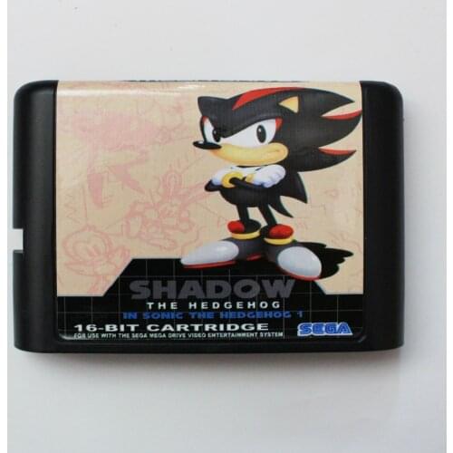 Sonic Shadow 16 bit SEGA MD Game Card For Sega Mega Drive For Genesis