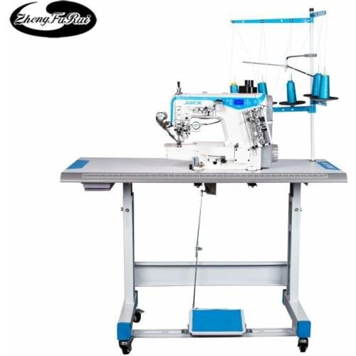 K5-UT Interlock Sewing Machine Three Needle Five Thread Sewing Machine Electric High Speed Small Square Head Sewing Machine