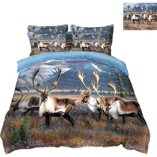 Animal 3D Bedding Set Twin Full Queen Bedding Set Bed Sheet Duvet Cover Pillowcase Bed Cover California King Custom Size