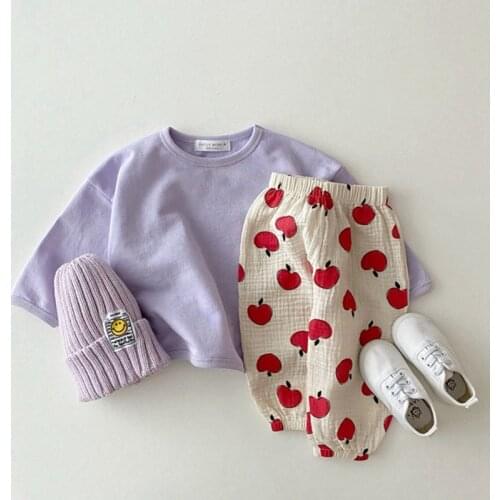 Korean Baby Kids Cozy Long Sleeve Tshirts Cotton Fashion Boys Girls Sweatshirt Casual Loose Tops Base Shirt Clothes