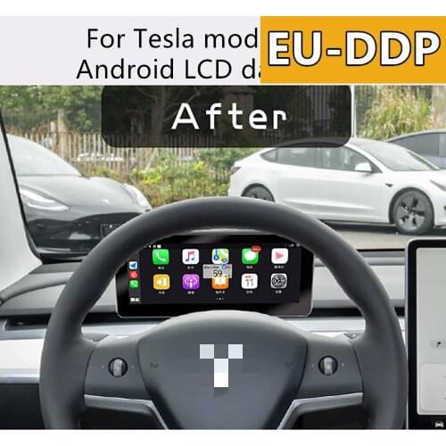 For Tesla Model 3 Y Multimedia Android Car Stereo Dashboard Data Display Touch Screen GPS Navi Carplay Player unit Autoradio