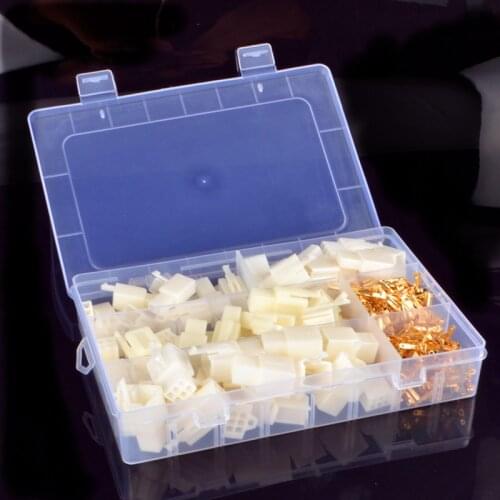 40 Set/380pcs Auto Electrical 2.8-2/3/4/6 Way Pin Wire Connector Terminal Kit Mayitr Male Female Cable Wiring Terminals for Cars
