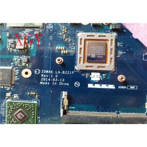 Original NBMLE11001 Laptop motherboard for Acer aspire E5-551G motherboard Z5WAK LA-B221P 100% test OK