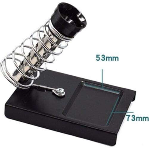 C4 Double-tube Soldering Iron Stand Spring Electric Soldering Iron Socket Stand Fixed Soldering Station Sponge Rosin