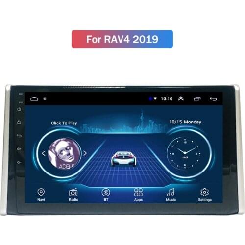 HOT Android 9 IPS screen CAR GPS For Toyota RAV4 2019 Android Zksoftware Modified Large Screen Machine Car Navigation car radio