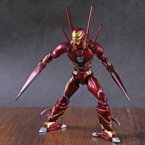 SHF Iron Man Mark L MK 50 Nano Weapon Set PVC Action Figure Collectible Model Toy