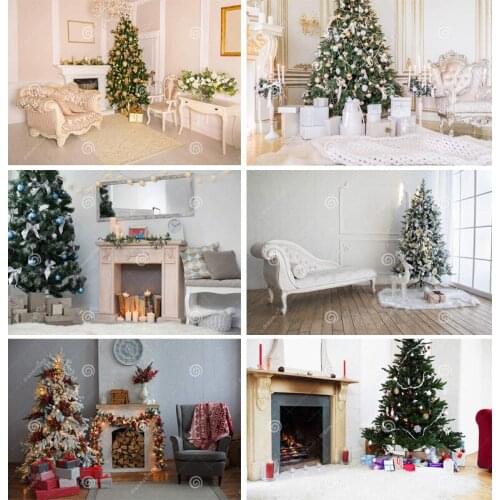 Vinyl Custom Christmas Day Photography Backdrops Prop Christmas Festival Theme Photo Studio Background 202097SD-03