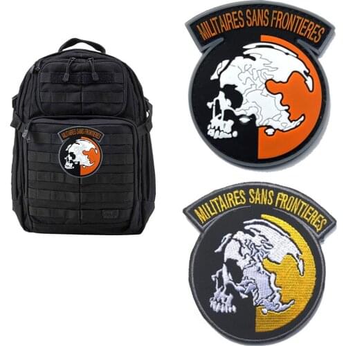 MILITAIRES SANS FRONTIERES Patch Outdoor Armband Sticker Decal Applique Embellishment Militray Tactical Patches