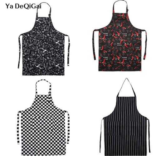 High Quality Adjustable Chef Aprons Women Men Cooking Apron Kitchen for Hotel Restaurant Baking Cooking 8 colors wholesale New