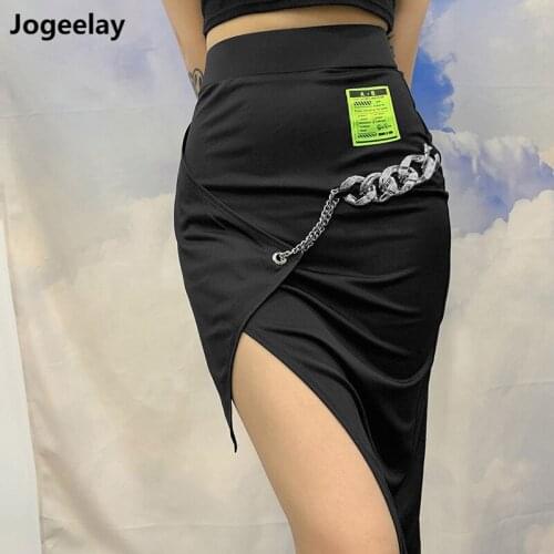 Ladies Sexy Irregular Skirt Gothic Punk Dance Clubwear Short Mini Bodycon Black Long Skirt