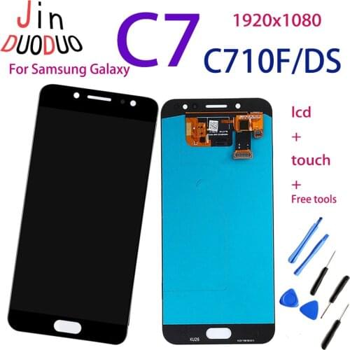 5.5'' OLED For Samsung Galaxy C7 Touch LCD Screen Digitizer Assembly For Samsung C710F/DS LCD
