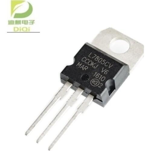 10pcs/lot L7805CV LM7805 L7805 7805 Voltage Regulator IC 5V 1.5A TO-220