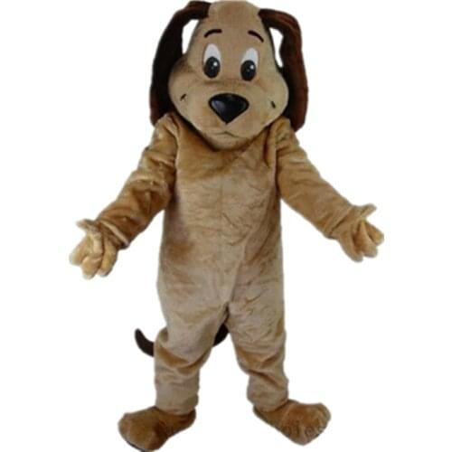 2019 Hot Tan Dog Mascot Costume Animal Theme Party Cosplay Dress Handmade Gift Interesting Funny Cartoon Character Clothing Gift