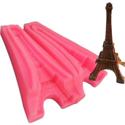 3D Paris Eiffel Tower Cake Fondant Mold Silicone Gum Paste Sugar Craft Mold Polymer Clay Epoxy Resin Mold Candle Mould