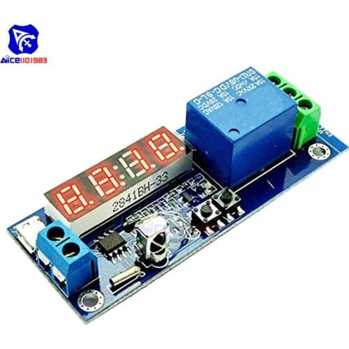 4 Bit Digital LED Relay Shield Self Locking Switch Controller Temperature Cycling Timer Delay Relay Module for Arduino
