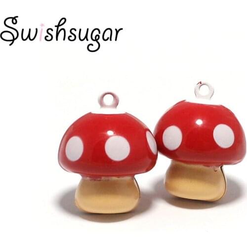 50pcs Carttoon Bell Charms Pendant Fit Kids Children Home Party Decor Jingle Bell Gifts Favors