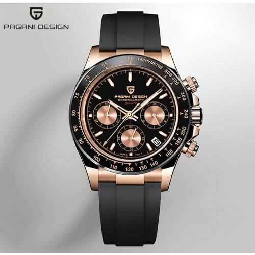 PAGANI DESIGN Quartz Watch Men 2020 Top Brand Automatic Date Wristwatch Stainless Steel Waterproof Chronograph Fashion Casual