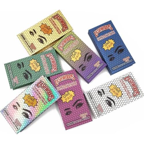 New Wholesale False Eyelashes Packaging Box Custom Logo 3D Mink Lashes Boxes Faux Cils Strip Diamond Magnetic Case Empty Make Up