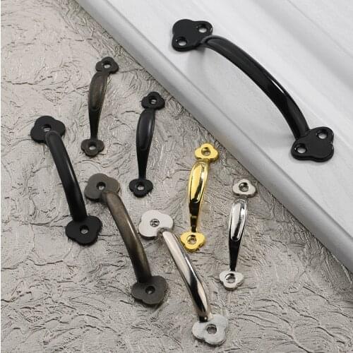 2Pcs Decorative Furniture Handle Drawer Cupboard Kitchen Jewelry Wood Box Handles Pulls Knob Furniture Hardware 102*22mm